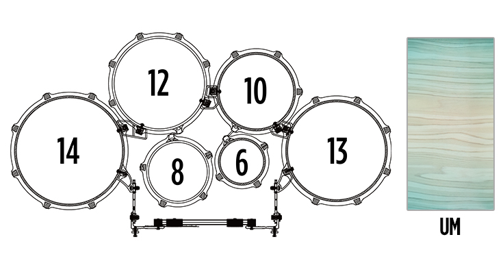 QUANTUM MARK II Tenor Drums - Mapex USA